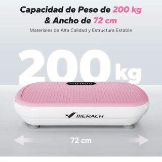 Plataforma Vibratoria Merach Rosa