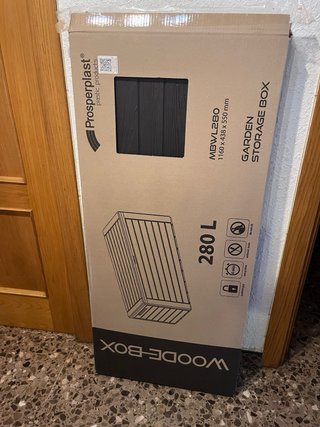 ¡REBAJA! Baúl ext jardín 280L Prosperplast Nuevo
