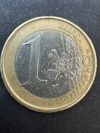 Moneda 1 Euro Portugal 2002 Error