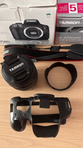 Canon EOS 750D + Tamron 18-270mm