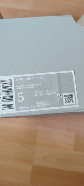 Nike Air Force 1 High Negras