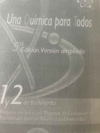 Cuaderno Libro texto una quimica para todos