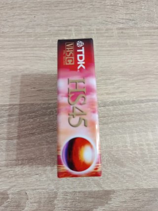 Cinta VHS-C TDK HS45 Virgen