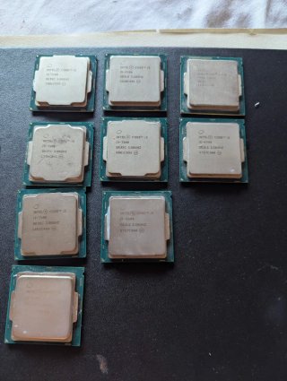 Lote 7 Procesadores Intel Core i3 i5