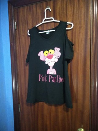 Camiseta Tirantes Pantera Rosa M