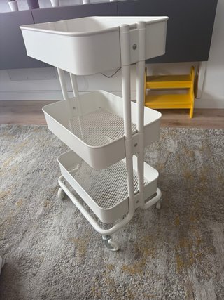 Carrito Auxiliar Raskog Ikea Blanco