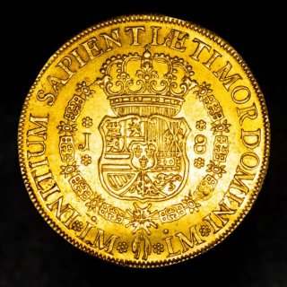 Moneda Ocho Reales Fernando VI 1775 Reedición