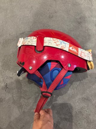 Casco esquí Wedze niña + gafas QUICKSILVER