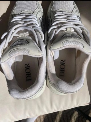 Tênis Dior Branco e Cinza