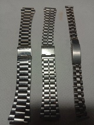 Cadenas de reloj Casio plateadas