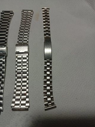 Cadenas de reloj Casio plateadas