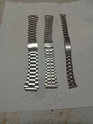 Cadenas de reloj Casio plateadas