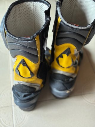 Botas de moto XPD amarillas y negras n• 41