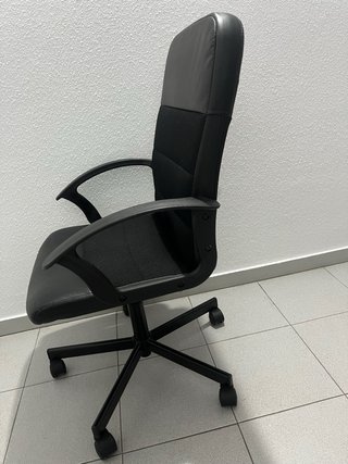 Silla de oficina Ikea negra