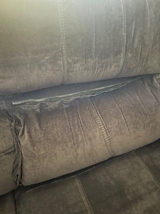 Sofá Chaise Longue Negro Antiarañazos