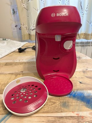 Cafetera Tassimo Bosch Happy color morado/blanco
