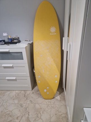 Tabla de surf OLAIAN amarilla