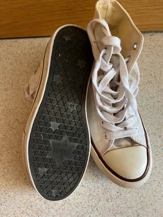 Zapatillas Victoria Botín Plataforma Lona Beige