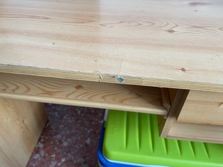 Escritorio de madera