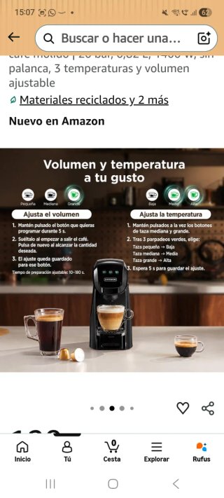 Cafetera de cápsulas CAPXSNOB