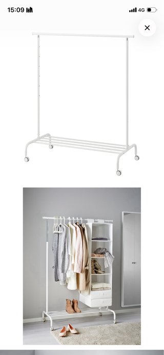 Perchero Metálico Blanco Ikea