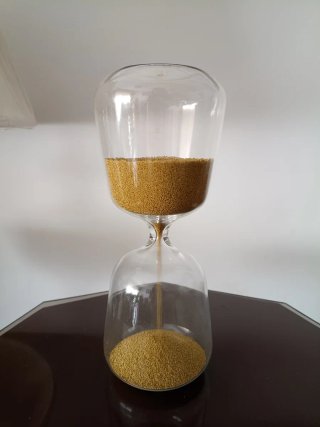 Reloj de Arena Dorado 3 Minutos