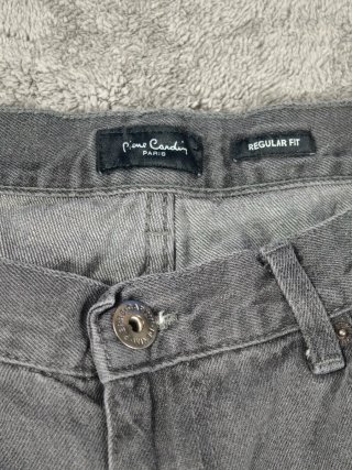 Pierre Cardin Jeans Hombre W36 Gris Vintage 90s