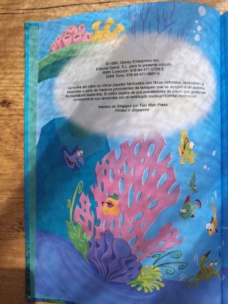 Libro infantil Buscando a Nemo