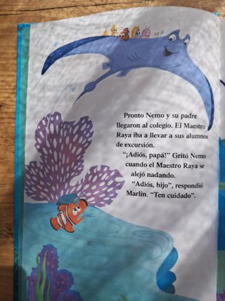 Libro infantil Buscando a Nemo