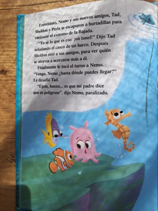 Libro infantil Buscando a Nemo