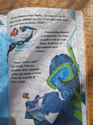 Libro infantil Buscando a Nemo