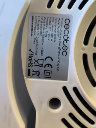Licuadora Cecotec Strong Titanium 19000 XXL