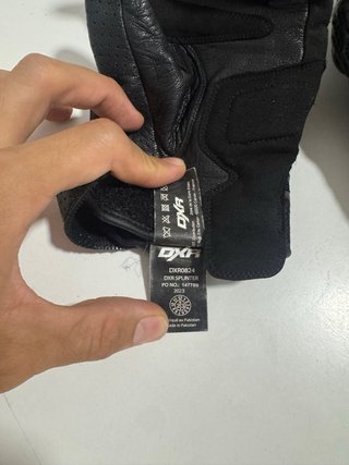 Guantes Moto L DXR Cuero Homologados