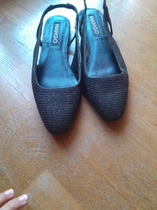 Zapatos Mango Talla 38 Gris