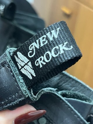 Stivali New Rock Vera Pelle Vintage