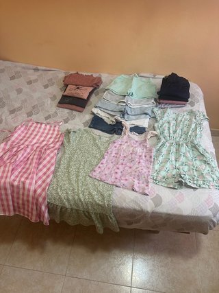 Lote 17 prendas niña. Talla7-8