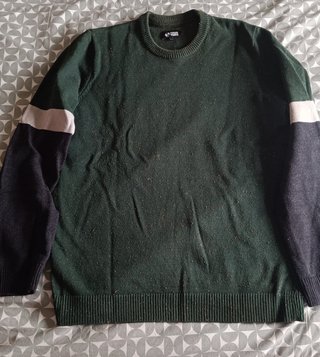 Jersey Your Turn Verde y Gris Talla L