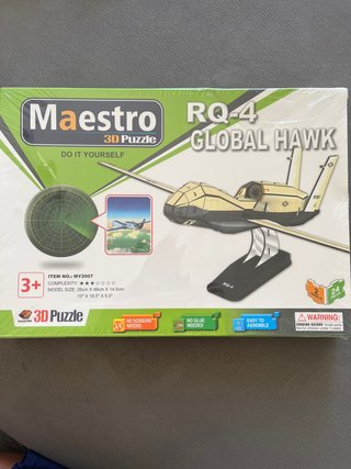 Maestro RQ-4 Global Hawk 3D Puzzle