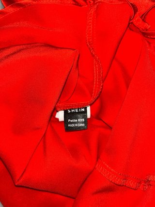 Vestido lencero rojo