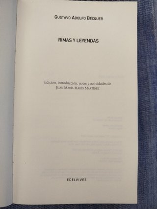 Rimas y leyendas