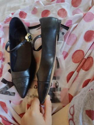 Ballerine Chanel Nere con Fiore