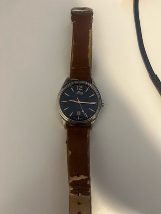 Reloj Lotus Azul y Marrón