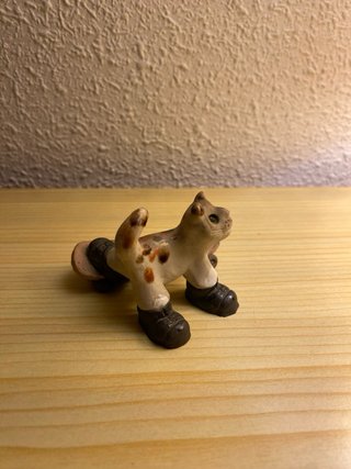 Figura Gato Vintage Patinador