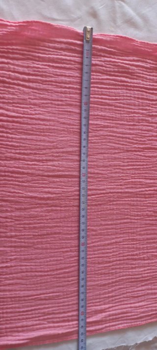 Fular / Pañuelo Rosa Zara con Borlas (Ligero)