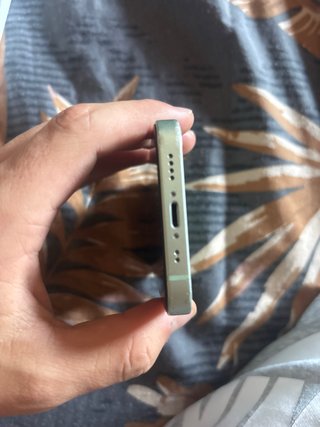 iPhone Azul Apple lo entrego con cargador
