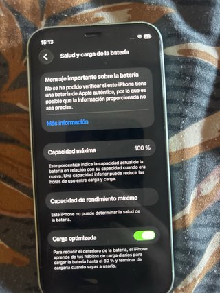 iPhone Azul Apple lo entrego con cargador