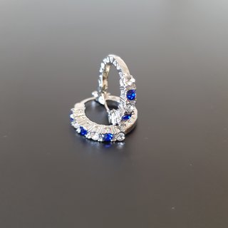 Pendientes de Plata Esterlina S925 Tipo Aro (186)