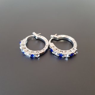 Pendientes de Plata Esterlina S925 Tipo Aro (186)