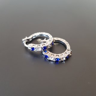 Pendientes de Plata Esterlina S925 Tipo Aro (186)