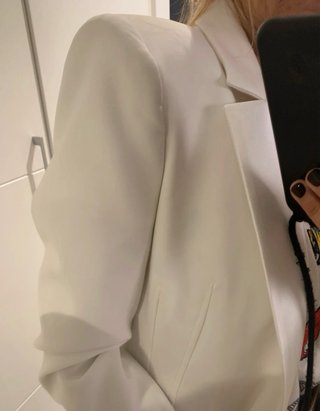 Traje de chaqueta blanco Zara